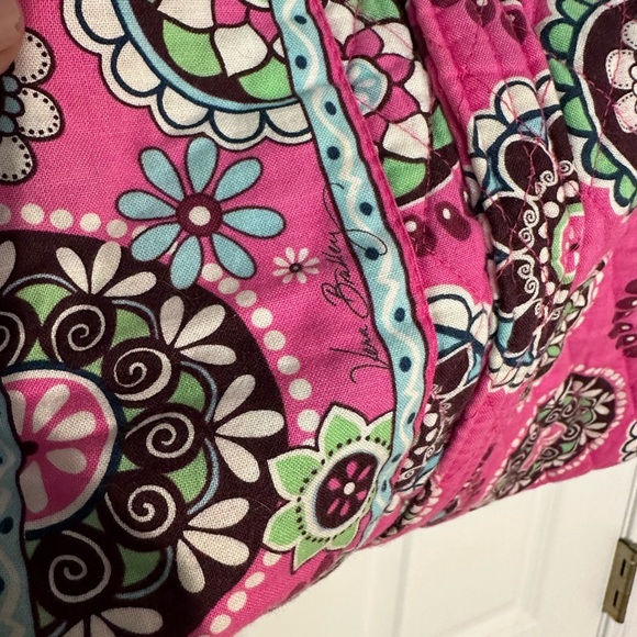 Vera Bradley Small Duffle Bag in Cupcakes Pink - Picture 3 of 7